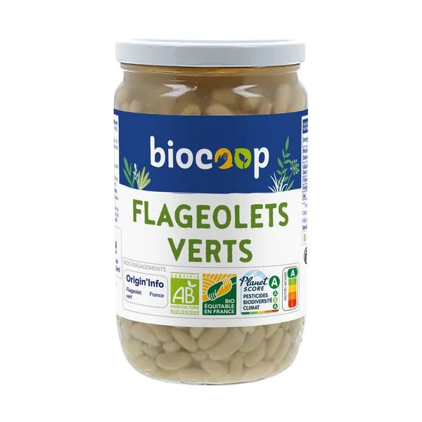 Flageolets verts 520g net égoutté