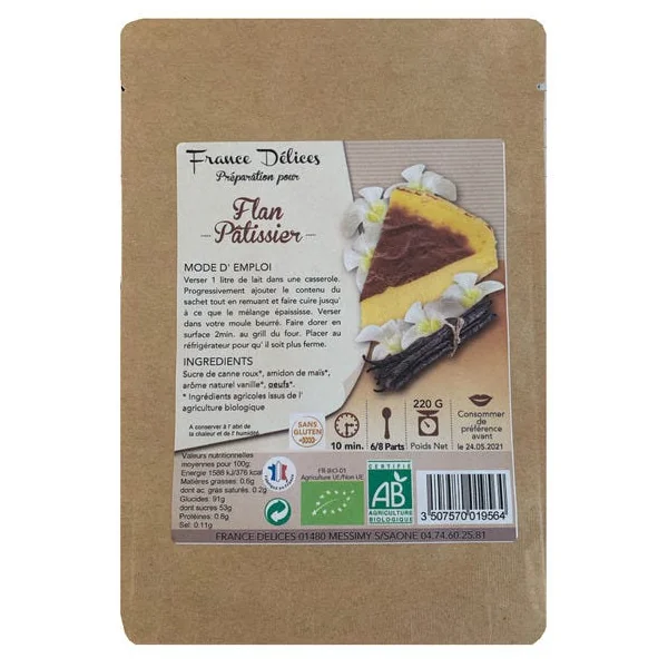Flan pâtissier 220g