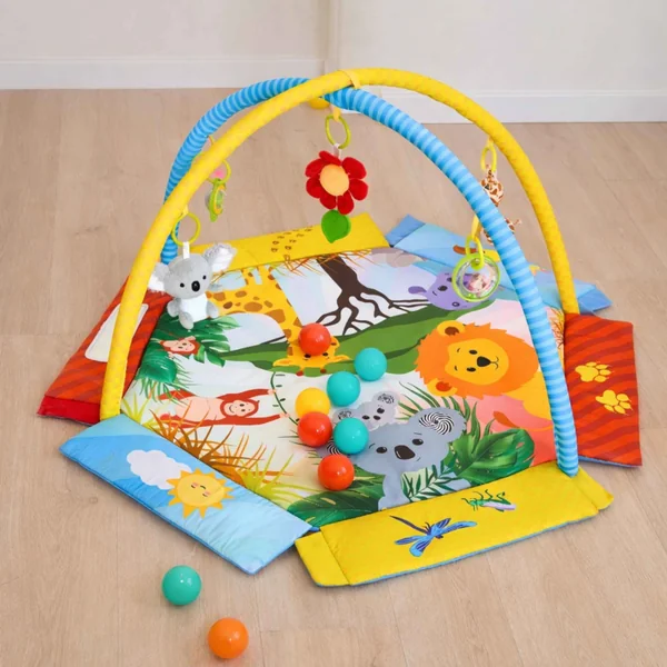 Foldable baby play mat with ball pool Jungle Palenquo