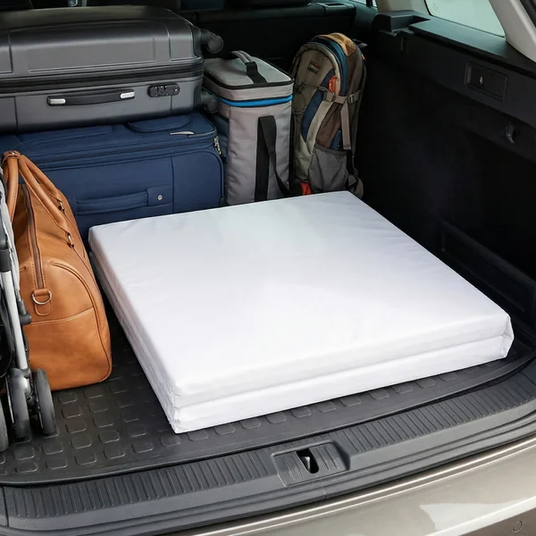 Foldable travel mattress for baby, 60x120 cm