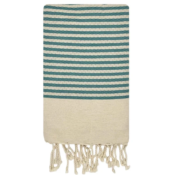 Fouta beach towel 100 x 200 cm recycled cotton Zanzibar