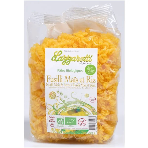 Fusillis maïs riz 500g