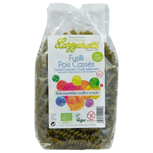 Fusillis pois cassés 250g