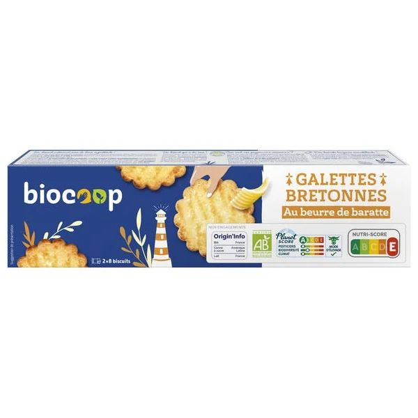 Galettes bretonnes pur beurre de baratte (16) 120g