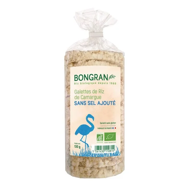 Galettes de riz de camargue sans sel 130g