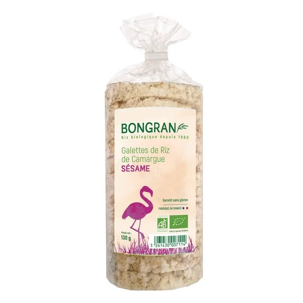 Galettes de riz de camargue sésame 130g