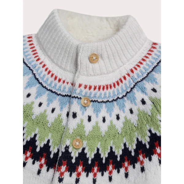 Gilet jacquard pour bébé garçon - Soins Bébé Naturels & Produits Maman Après Naissance