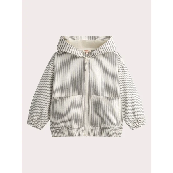 Gilet rayé à capuche - Soins Bébé Naturels & Produits Maman Après Naissance