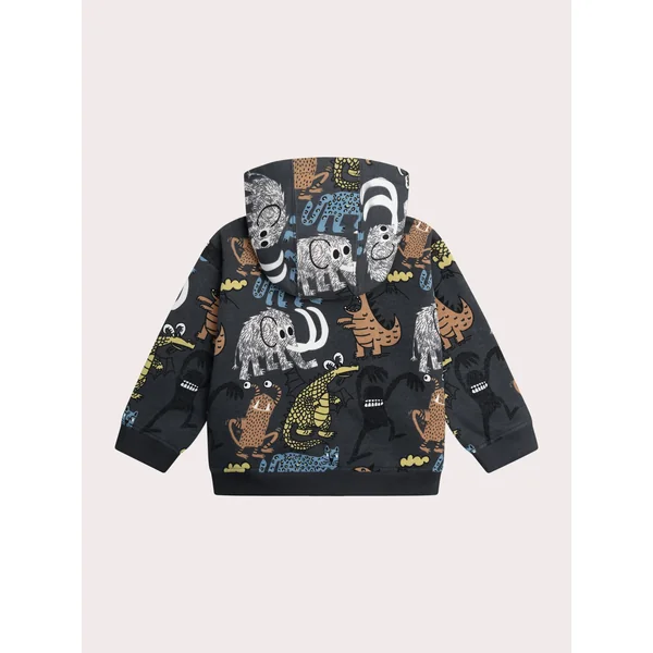 Gilet à capuche doublé chaud imprimé animaux - Soins Bébé Naturels & Produits Maman Après Naissance
