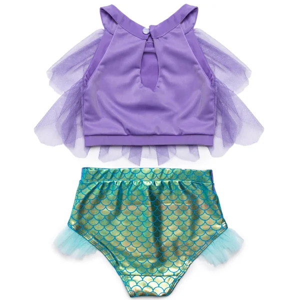 Girl's mermaid two-piece swimsuit