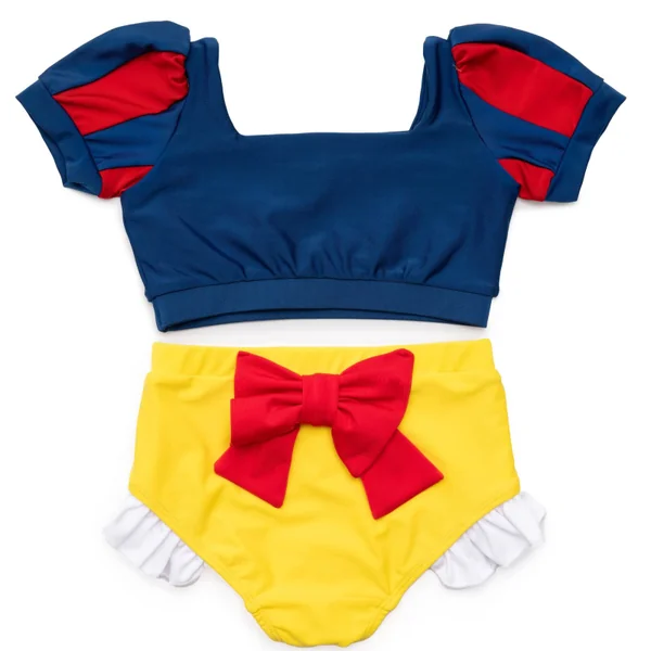 Girls' princess two-piece swimsuit