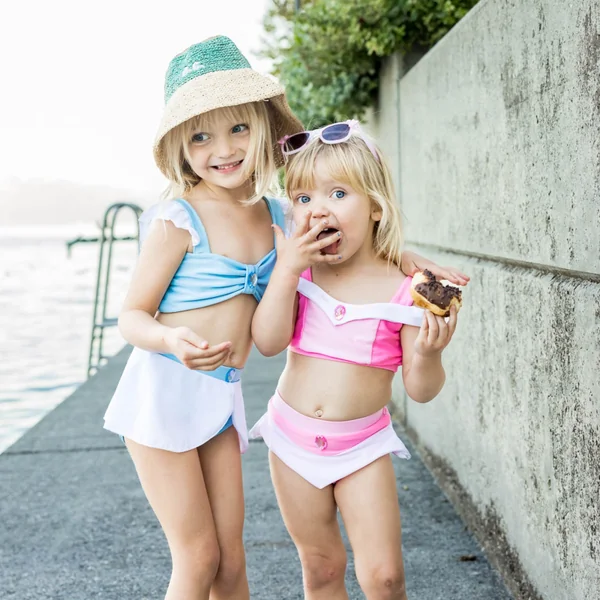 Girls' two-piece princess swimsuit