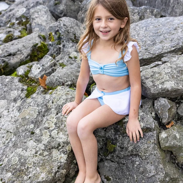 Girls' two-piece princess swimsuit