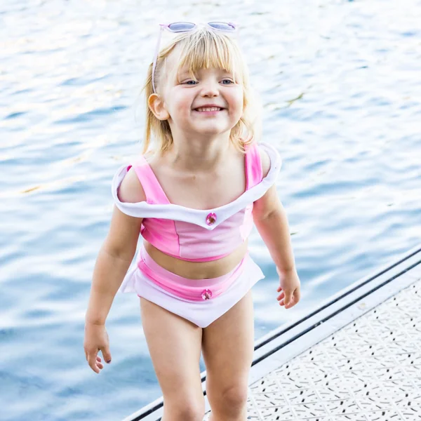Girls' two-piece princess swimsuit