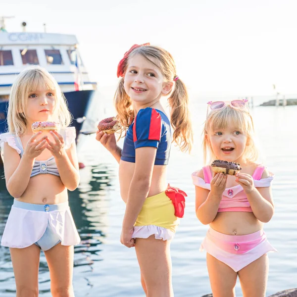 Girls' two-piece princess swimsuit