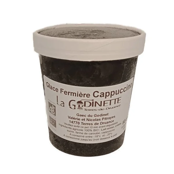 Glace fermière cappuccino - 500g