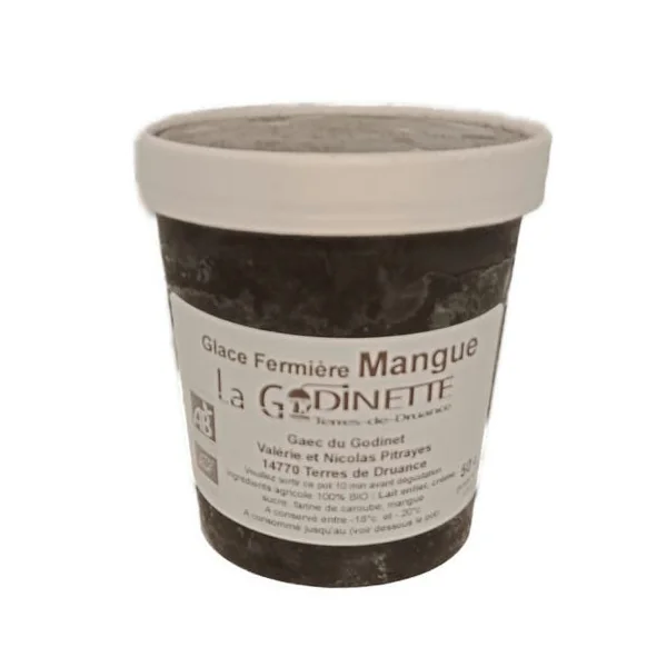 Glace fermière mangue - 500ml