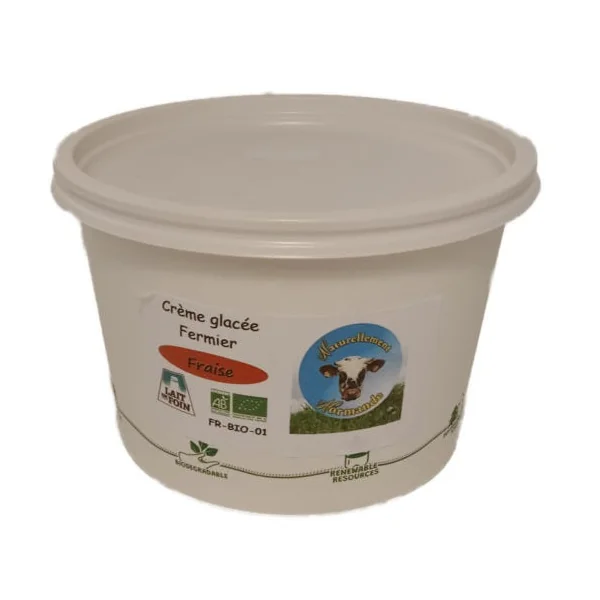 Glace fraise - 400g
