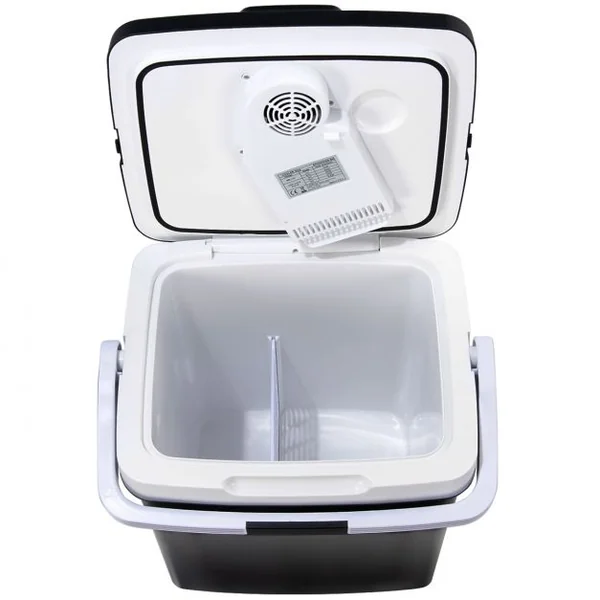 Glacière Électrique Chaud/Froid 26 Litres Léger et Portable Idéale pour les Voyages, 41x32x43cm, Noir