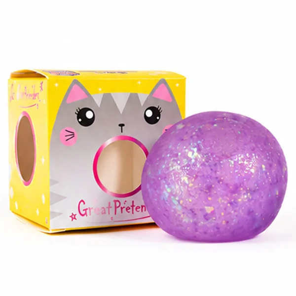 Glitter squishy stress ball, random colour
