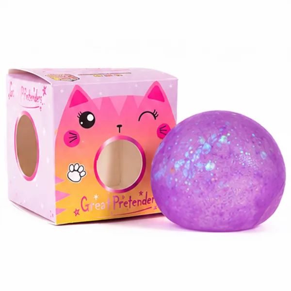Glitter squishy stress ball, random colour
