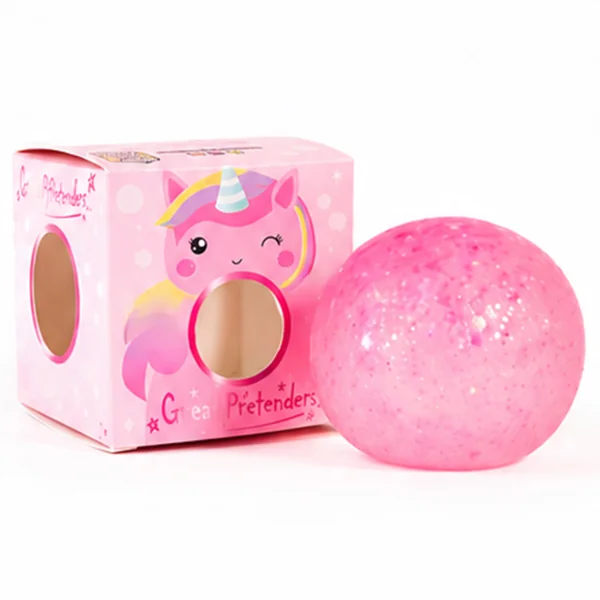 Glitter squishy stress ball, random colour