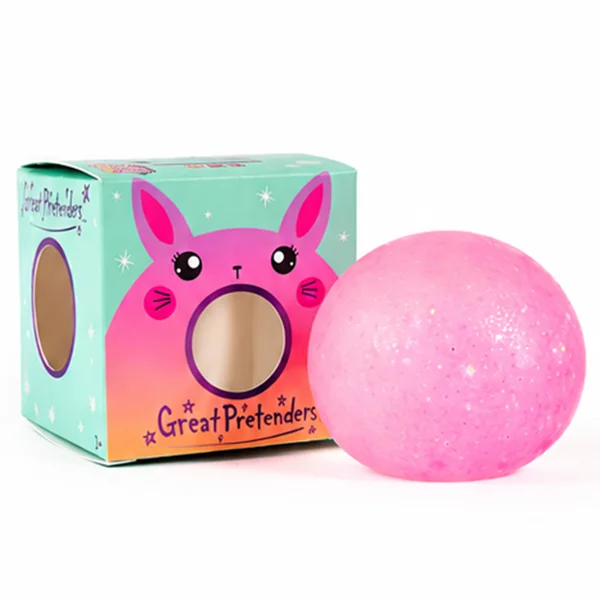 Glitter squishy stress ball, random colour