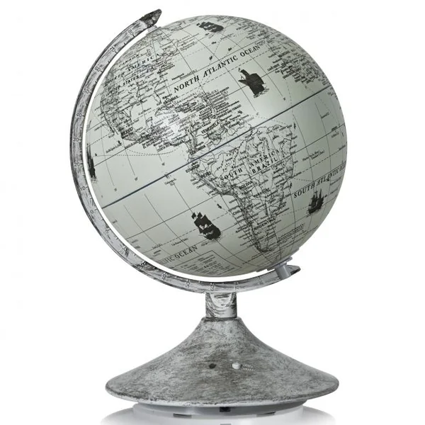 Globe Terrestre Éducative Lumineux Globe de Constellation 3 en 1 Diamètre 23cm Décoration de Bureau Élégante