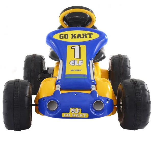 Go-Kart à Pédale 1 Place Kart à Pédale Vélo pour Enfants 3 à 8 ans avec Pédales charge max. 25 kg couleur jaune