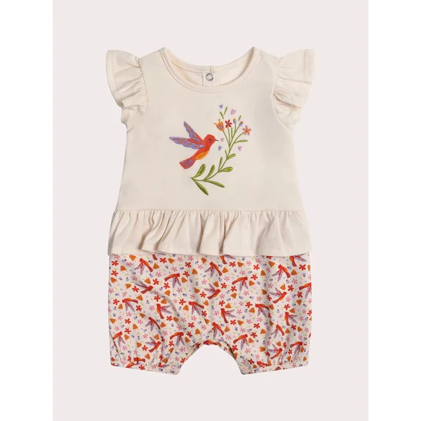 Grenouillere colibri pour bébé fille - Soins Bébé Naturels & Produits Maman Après Naissance