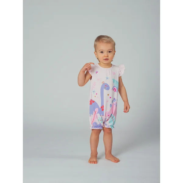 Grenouillere Dinosaure pour bébé fille - Soins Bébé Naturels & Produits Maman Après Naissance