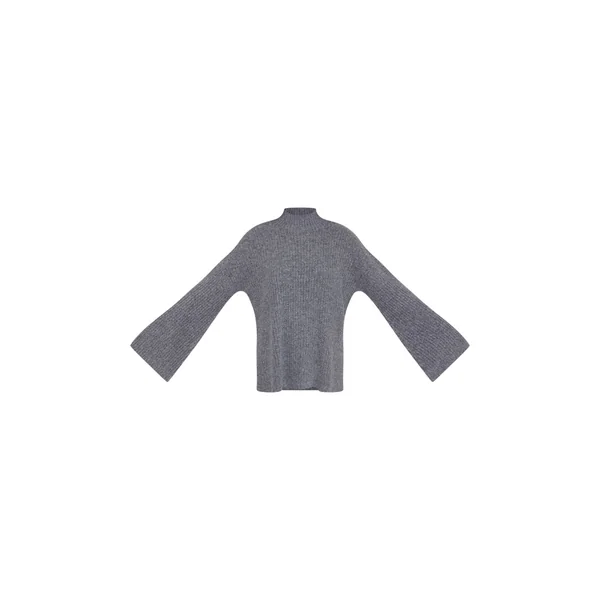 Gris Anthracite Synthétiquell Oversize En Maille Côtelée Luxe Tall
