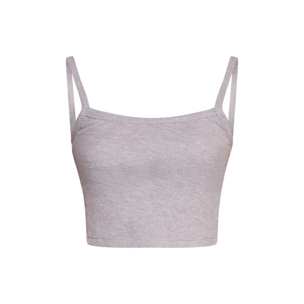 Gris Cendré Brassière De Pyjama En Jersey Gaufré