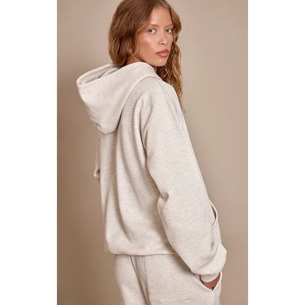 Gris Cendré Sweat À Casynthétiqueche Plt En Coton Bouclette Épais 440 G/m²