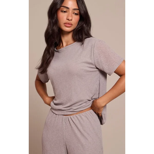 Gris Haut Fluide Texturé Transparent Petite