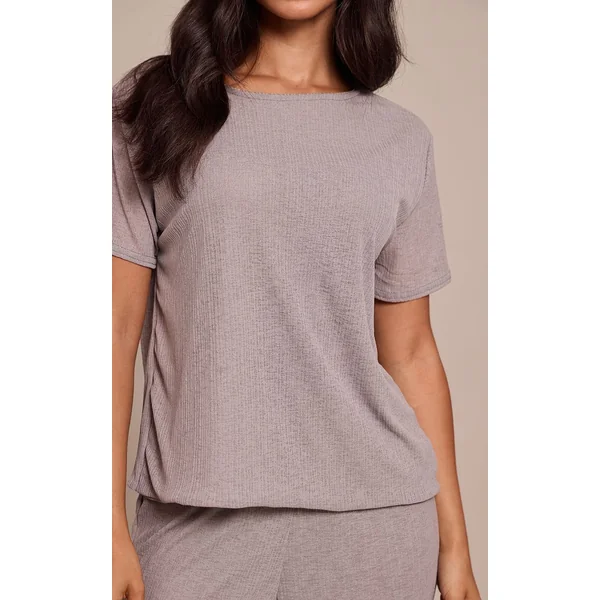 Gris Haut Fluide Texturé Transparent Petite