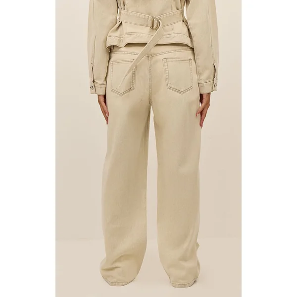 Gris Pierre Jean Droit À Taille Échancrée