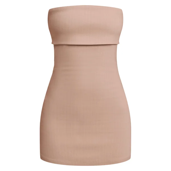 Gris Pierre Robe Moulante Bustier À Rayures Fines En Tissu Extensible Petite Taille