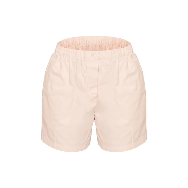 Gris Pierre Short Fluide En Popeline Assorti Petite