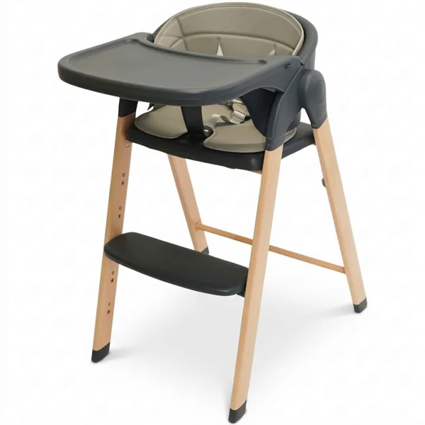 Grow With Me Shady Grey high chair and bouncer pack