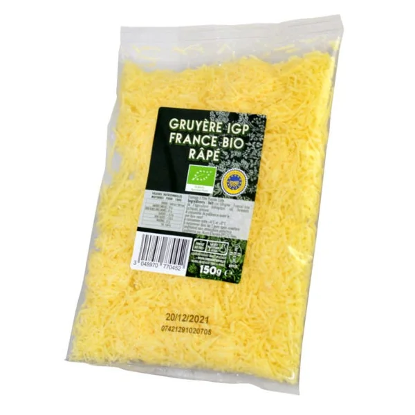 Gryuère IGP râpé 31%MG 150g