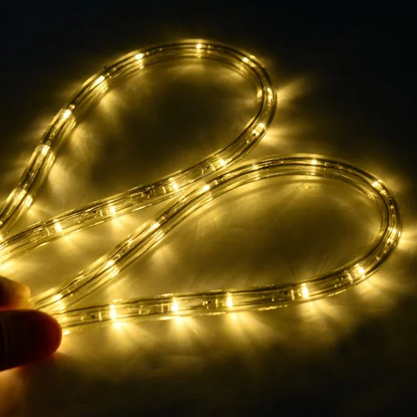 Guirlande lumineuse LED 10 M Décoration lumineuse intérieur et extérieur, LED 15 000 h, Dia. 10.5 mm, Couleur blanc chaud