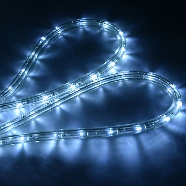 Guirlande lumineuse LED 10 M Décoration lumineuse intérieur et extérieur, LED 15 000 h, Dia. 10.5 mm, Couleur blanc froid