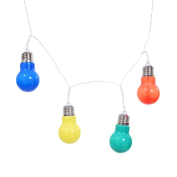 Guirlande Lumineuse Multicolore LED Ambiance et Décoration Chambre Noël Mariage Terrasse, long. 610 cm avec 30 ampoules