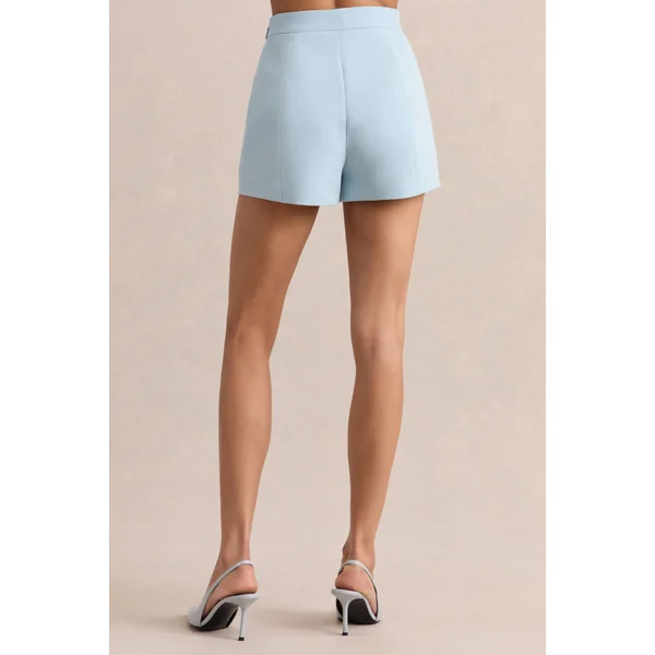 Hala | Short tailleur bleu clair