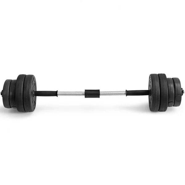 Haltères pour Musculation 2 en 1 Disques Poids Ajustable 30KG Poignée Confortable, pour Fitness Musculation Entraînement
