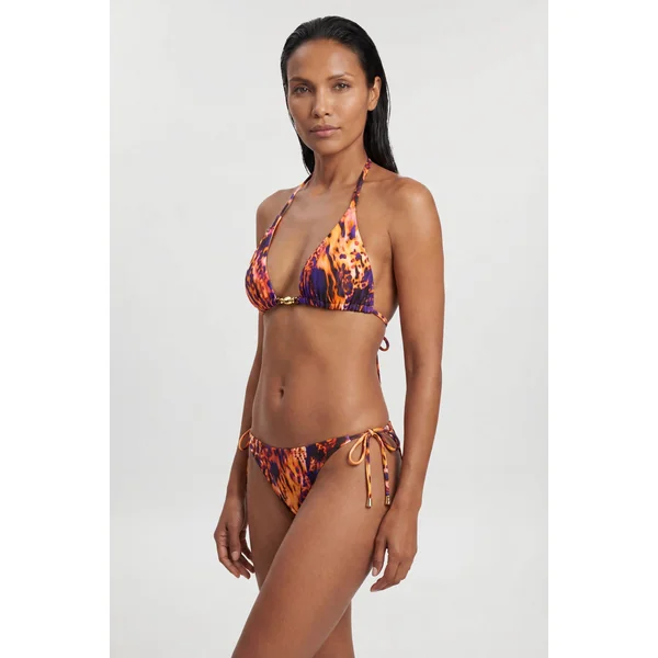 Haut De Bikini Imprimé Animal Abstrait