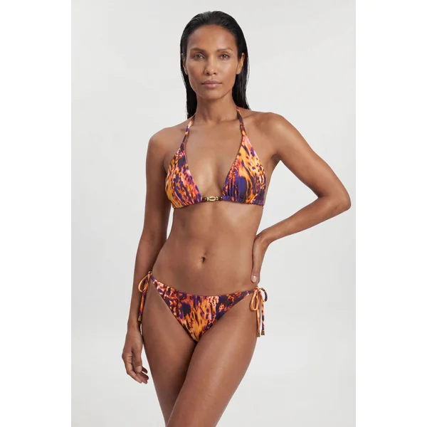 Haut De Bikini Imprimé Animal Abstrait