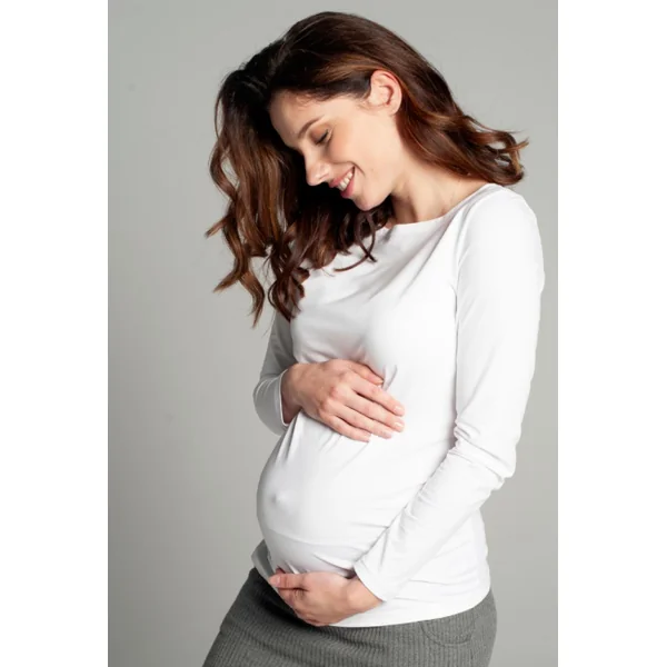 Haut de grossesse en coton - VEGAN - Reste 1L