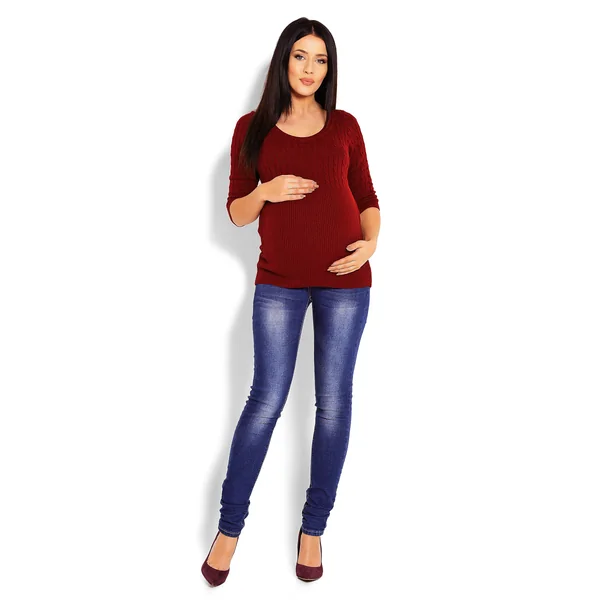 Haut de grossesse torsadé - Rouge/Beige/Marine/Turquoise/Rose